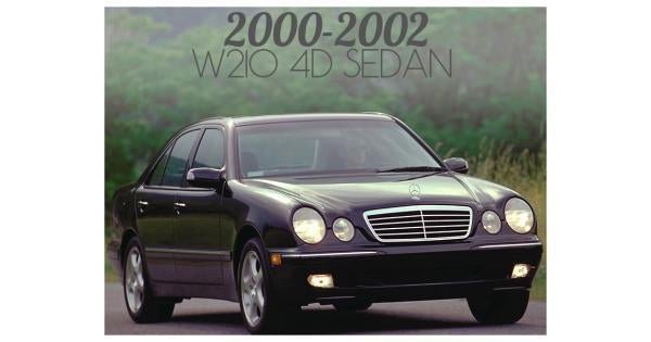 2000-2002 MERCEDES E CLASS W210 4 DOOR SEDAN - FACELIFT- Unique