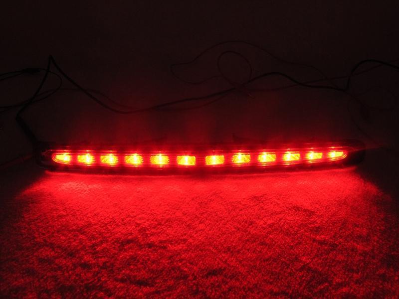 2003-2009 Mercedes E Class W211 4D Sedan Red or Smoke LED 3rd Brake Light
#lens-color_red-lens