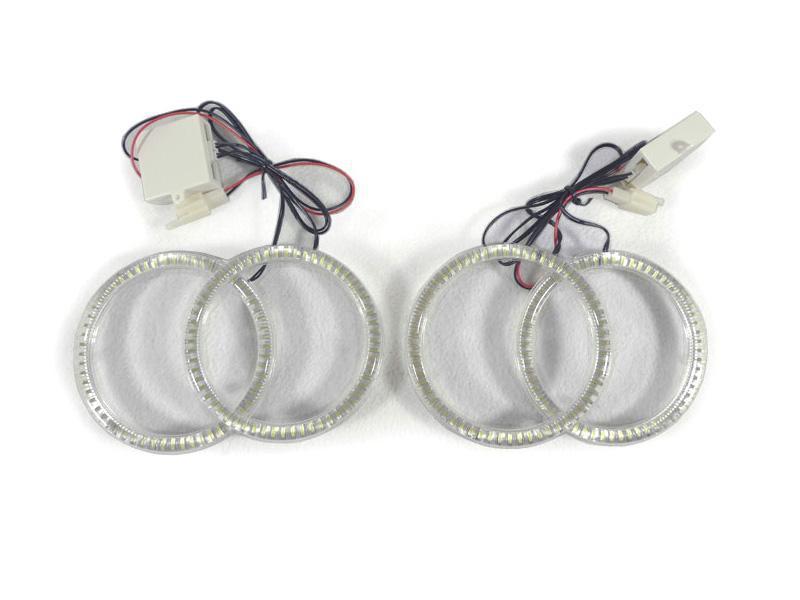 Unique Style Racing Limited Lifetime Warranty UHP (Ultra High Power) LED Angel Eye Halo Rings For DEPO or OEM BMW E46 Headlight