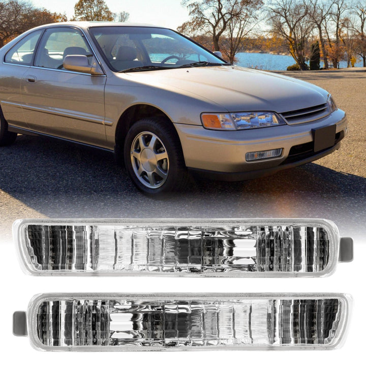 1994 - 1995 Honda Accord Clear, Smoke or Amber Front Bumper Signal Light
#lens-color_clear-lens