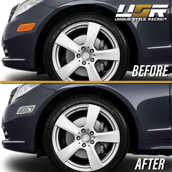 2010-2013 Mercedes E Class C207 Crystal Clear or Smoke Front Bumper Side Marker Light
#lens-color_clear-lens