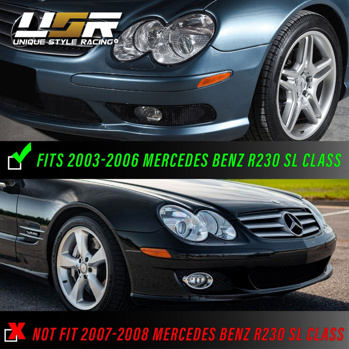 2003-2006 Mercedes SL Class R230 Clear or Smoke Front Bumper Side Marker Light
#lens-color_smoke-lens
