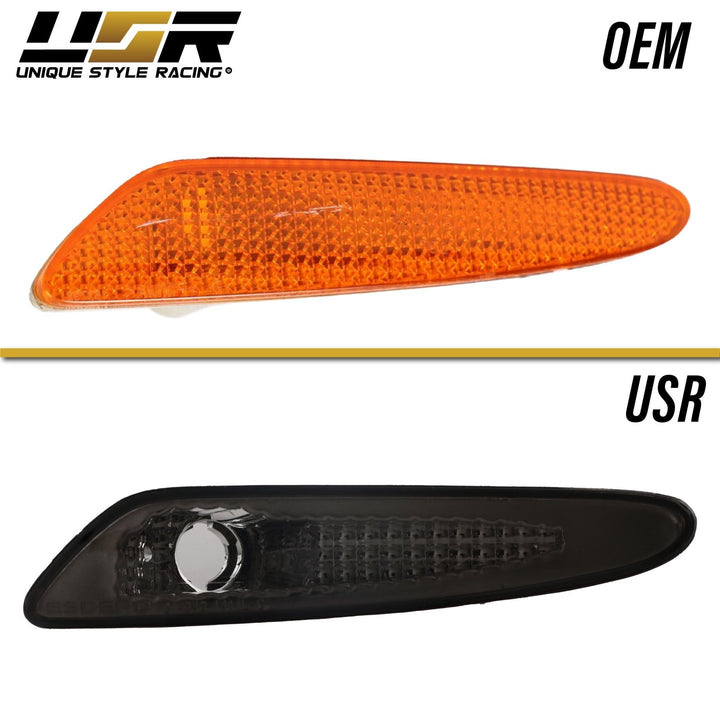 2003-2006 Mercedes SL Class R230 Clear or Smoke Front Bumper Side Marker Light
#lens-color_smoke-lens