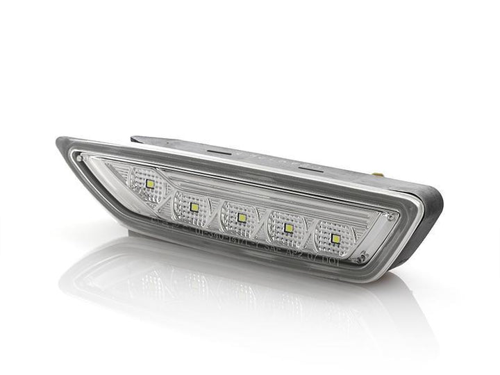 2009-2012 Mercedes R230 AMG SL63 & SL65 LED Clear or Smoke Front Bumper Side Marker Light
#lens-color_crystal-clear-lens-white-led