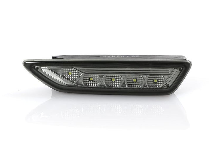 2009-2012 Mercedes R230 AMG SL63 & SL65 LED Clear or Smoke Front Bumper Side Marker Light
#lens-color_crystal-smoke-lens-white-led