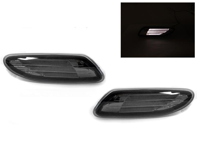 2001 - 2007 Mercedes C Class W203 Light Bar LED Clear or Smoke Front Bumper Side Marker Light