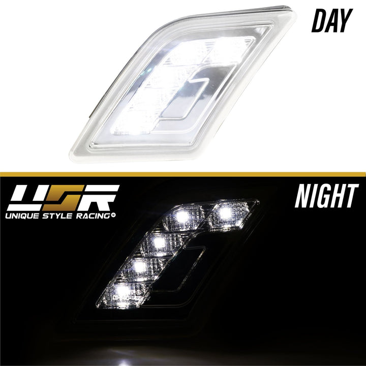 2009-2012 Mercedes R230 AMG SL63 & SL65 LED Clear or Smoke Front Bumper Side Marker Light
#lens-color_crystal-clear-lens-white-led