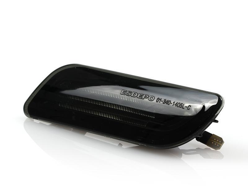 1998-2002 Mercedes CLK Class W208 Light Bar LED Clear or Smoke Front Bumper Side Marker Light
#lens-color_black-housing-smoke-lens