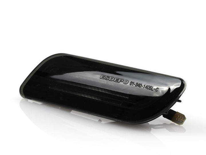 1998-2002 Mercedes CLK Class W208 Light Bar LED Clear or Smoke Front Bumper Side Marker Light
#lens-color_black-housing-smoke-lens