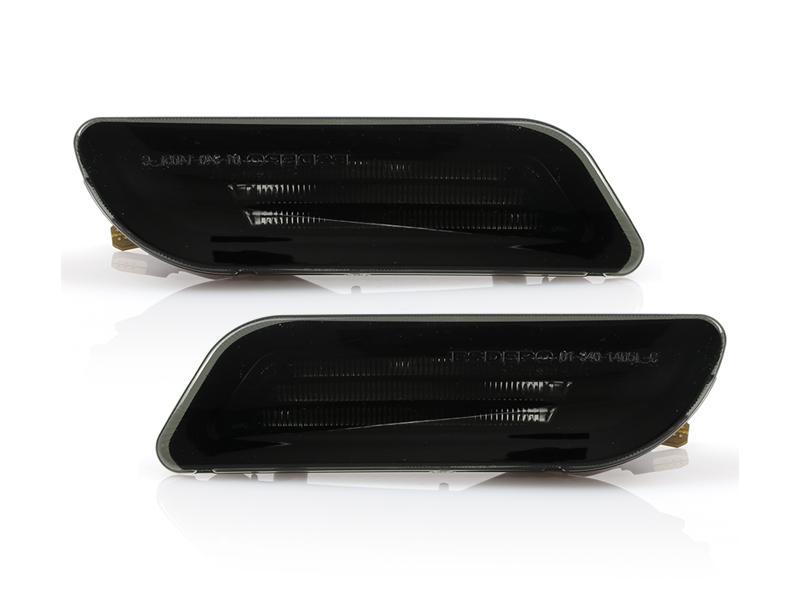 1998-2002 Mercedes CLK Class W208 Light Bar LED Clear or Smoke Front Bumper Side Marker Light
#lens-color_black-housing-smoke-lens