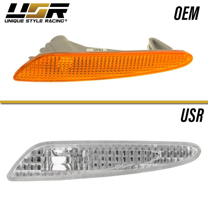 2003 - 2006 Mercedes E Class W211 Clear or Smoke Front Bumper Side Marker Light
#lens-color_clear-lens