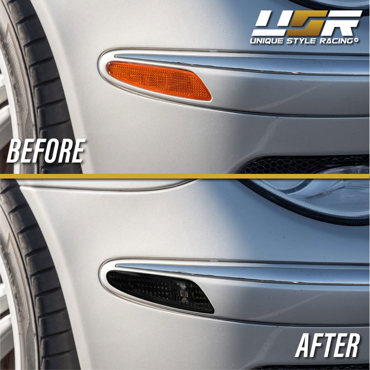 2003 - 2006 Mercedes E Class W211 Clear or Smoke Front Bumper Side Marker Light
#lens-color_smoke-lens