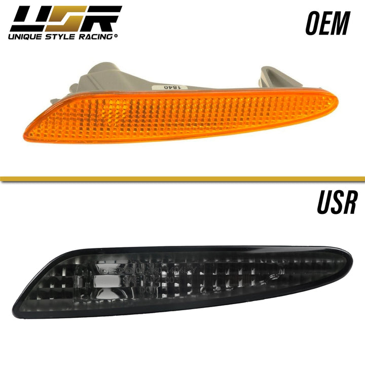 2003 - 2006 Mercedes E Class W211 Clear or Smoke Front Bumper Side Marker Light
#lens-color_smoke-lens
