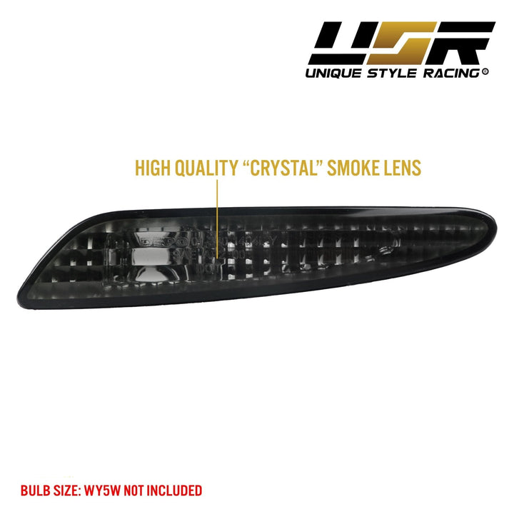 2003 - 2006 Mercedes E Class W211 Clear or Smoke Front Bumper Side Marker Light
#lens-color_smoke-lens