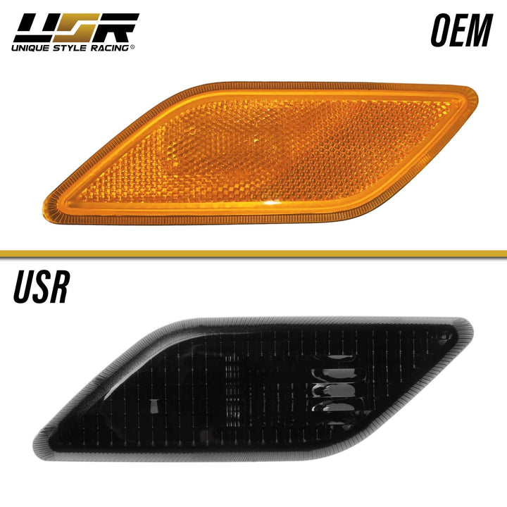 2010-2013 Mercedes E Class W212 Crystal Clear or Smoke Front Bumper Side Marker Light
#lens-color_crystal-smoke-lens