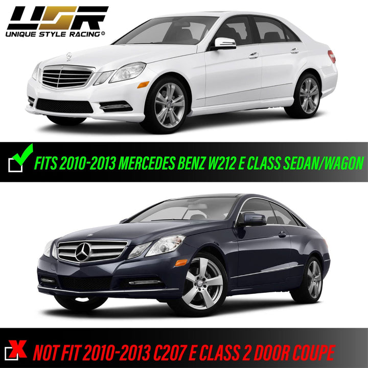 2010-2013 Mercedes E Class W212 4D / 5D LED Clear or Smoke Front Bumper Side Marker Light
#lens-color_clear-lens-white-led-output