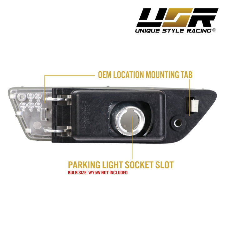 2012 - 2014 Mercedes CLS Class CLS550 W218 Crystal Clear or Smoke Bumper Side Marker Light
#color_smoked