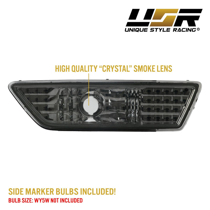 2012 - 2014 Mercedes CLS Class CLS550 W218 Crystal Clear or Smoke Bumper Side Marker Light
#color_smoked