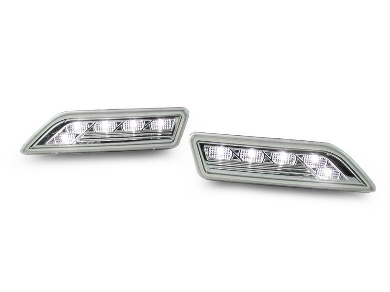 2006 - 2011 Mercedes CLS Class W219 Crystal Clear LED Front Bumper Side Marker Light