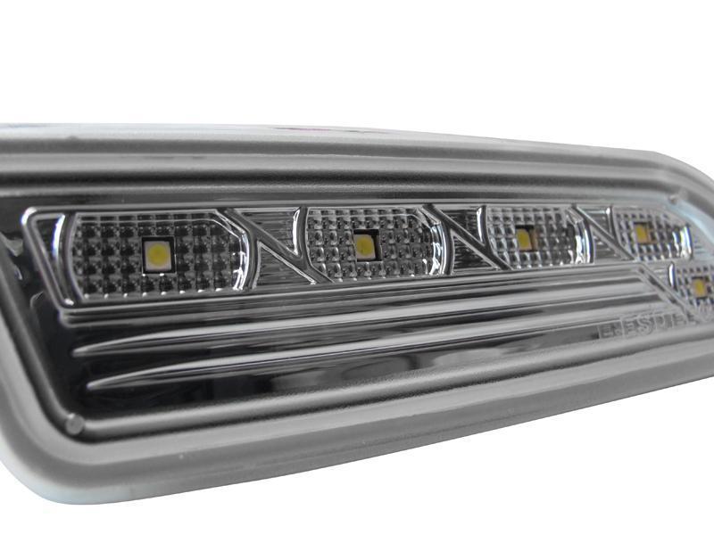 2006 - 2011 Mercedes CLS Class W219 Crystal Clear LED Front Bumper Side Marker Light