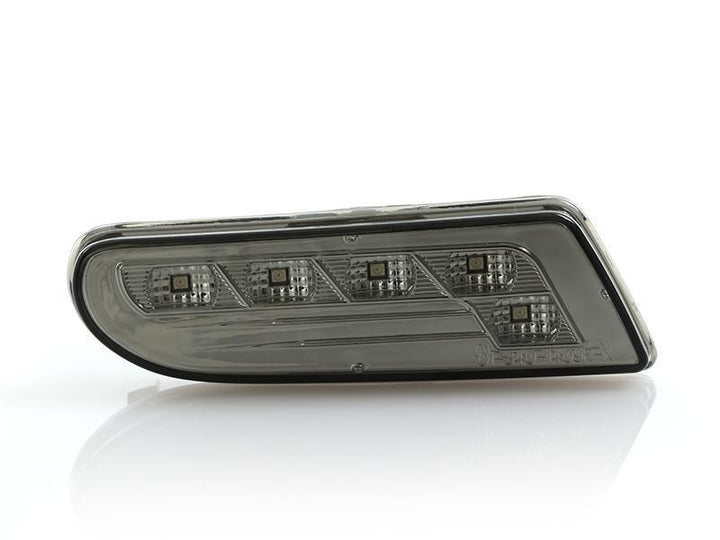 2000-2006 Mercedes S Class W220 Clear or Smoke Lens with Amber or White LED Front Bumper Side Marker Light
#lens-color_smoke-lens-amber-led