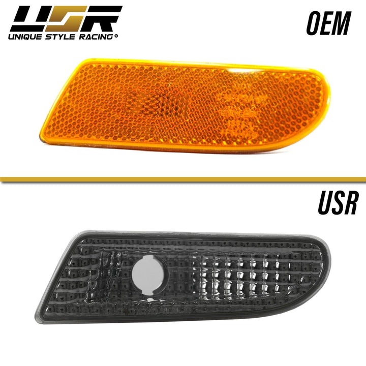 2000-2006 Mercedes S Class W220 Crystal Clear or Smoke Lens Front Bumper Side Marker Light
#lens-color_smoke-lens
