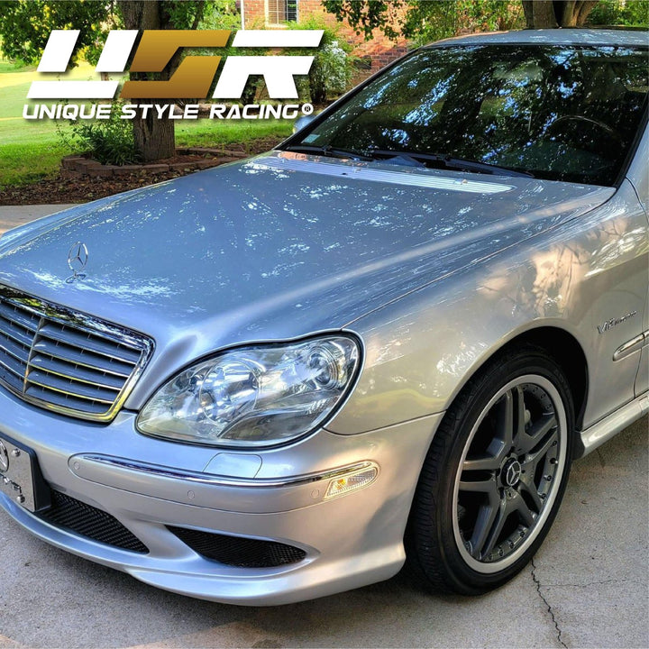 2000-2006 Mercedes S Class W220 Crystal Clear or Smoke Lens Front Bumper Side Marker Light
#lens-color_clear-lens