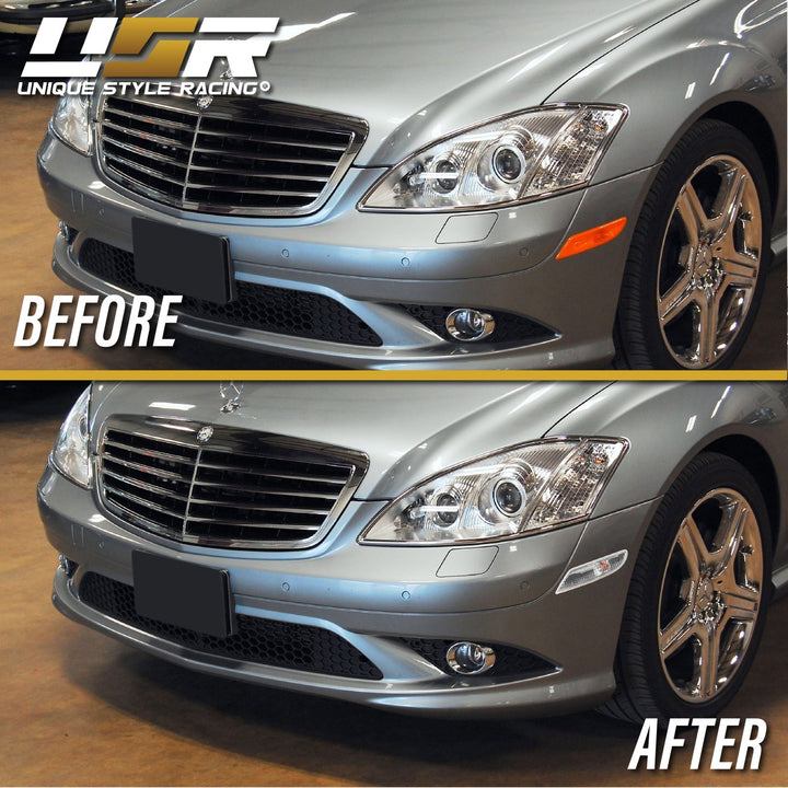 2007-2009 Mercedes S Class W221 Non AMG Crystal Clear or Smoke Bumper Side Marker Light
#lens-color_clear-lens