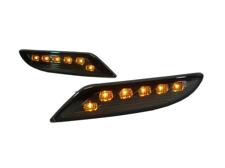 2007-2009 Mercedes S Class W221 NonAMG LED Clear or Smoke Front Bumper Side Marker Light
#lens-color_smoke-lens-amber-led