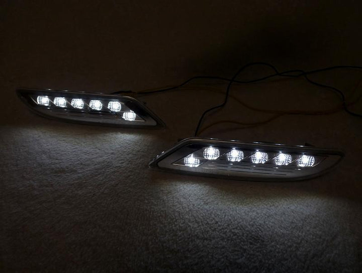 2007-2009 Mercedes S Class W221 NonAMG LED Clear or Smoke Front Bumper Side Marker Light
#lens-color_clear-lens-white-led