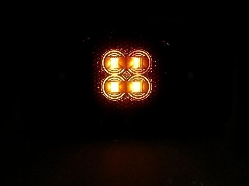 2002 - 2014 Mercedes Benz W463 G Wagon Chassis 4 PC Smoke Lens Front Amber and Rear Red LED Bumper Side Marker Light