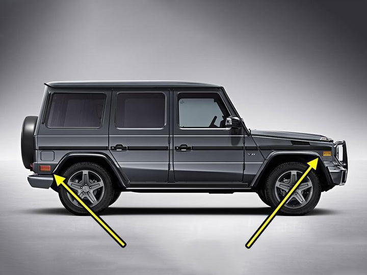 1990 - 2014 Mercedes W460 W463 G Wagon G Class Clear OR Smoke Side Marker Lights