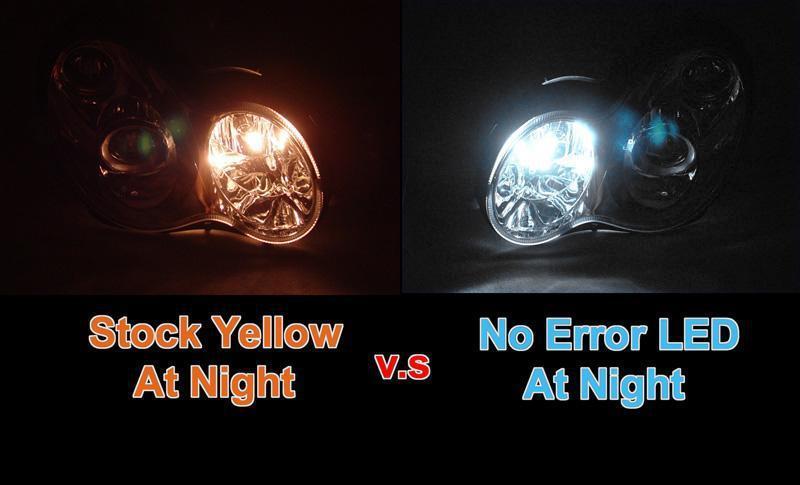 Mercedes Benz Osram Chips T10 W5W 2825 CanBus No Error LED Bulbs For Headlight Parking City Light