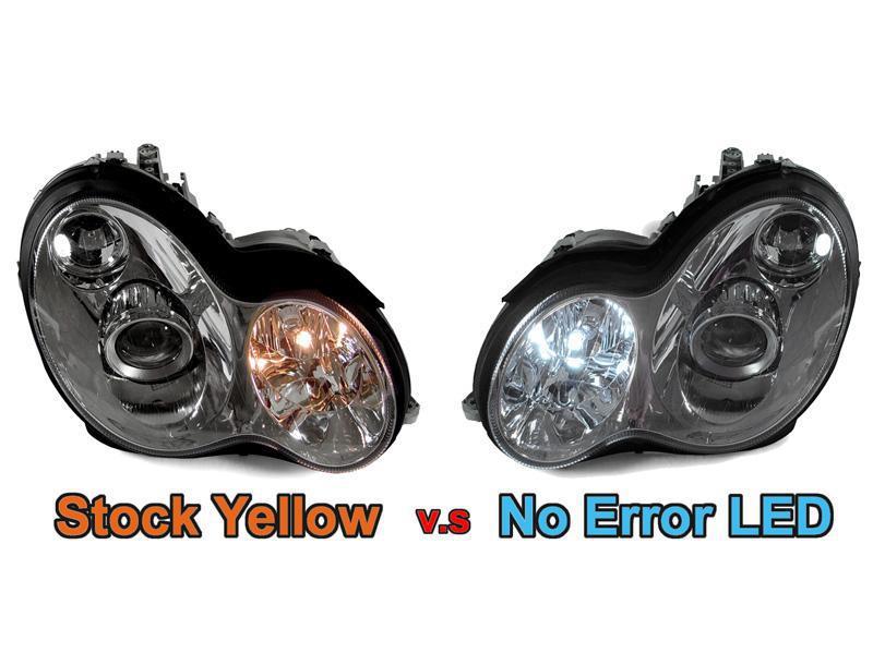 Mercedes Benz Osram Chips T10 W5W 2825 CanBus No Error LED Bulbs For Headlight Parking City Light