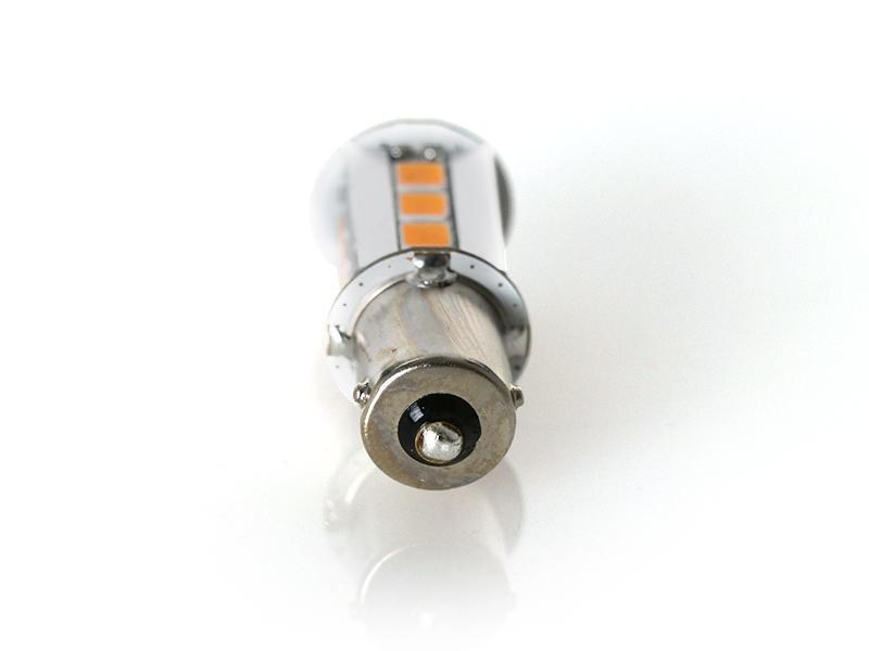 Brightest 2000 Lumen Canbus Error Free Amber LED x2 Headlight OR Rear Tail Light Turn Signal Light Bulbs Size PY21W 7507 S25 BAU15S