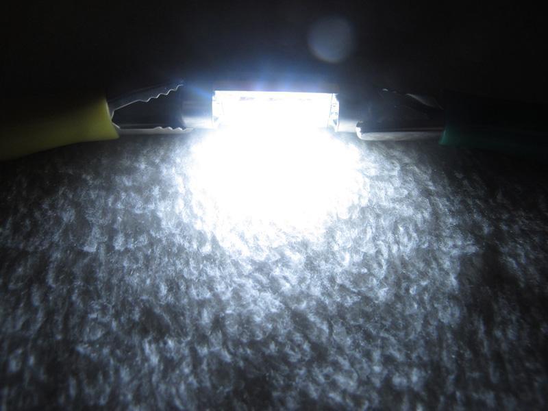 No Error CanBus LED License Bulbs For MercedesBenz Bulb Size 6418 / 6411