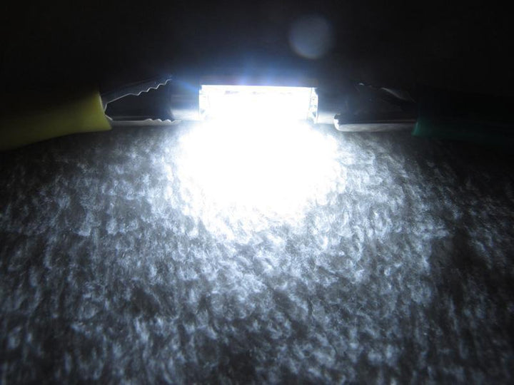 No Error CanBus LED License Bulbs For MercedesBenz Bulb Size 6418 / 6411