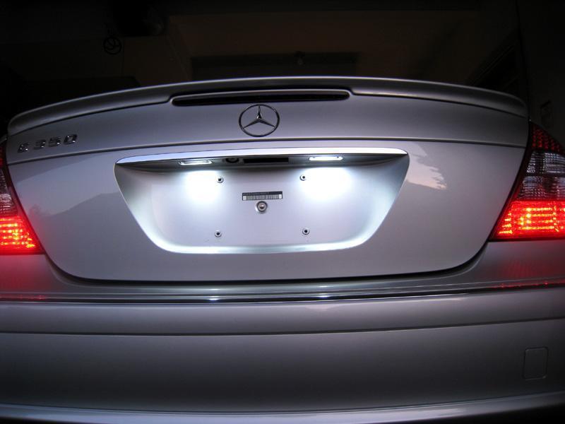 No Error CanBus LED License Bulbs For MercedesBenz Bulb Size 6418 / 6411