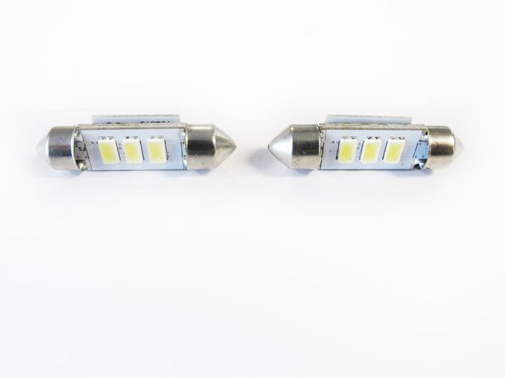 No Error CanBus LED License Bulbs For MercedesBenz Bulb Size 6418 / 6411