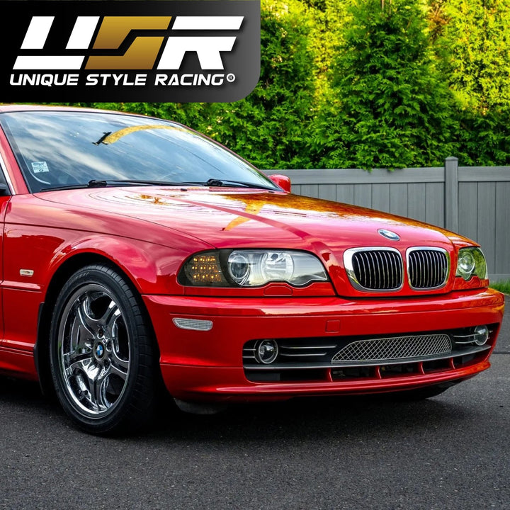 2002-2003 BMW 3 Series E46 2D / Cabrio Screw-On LED Clear or Smoke Lens Corner Signal Light
#color_crystal-smoke-lens-amber-led