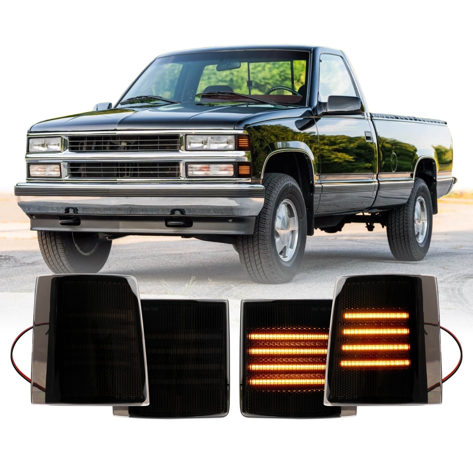 1994-1999 Chevrolet Chevy C/K 1500, 2500 PickUp, Suburban Smoke or
