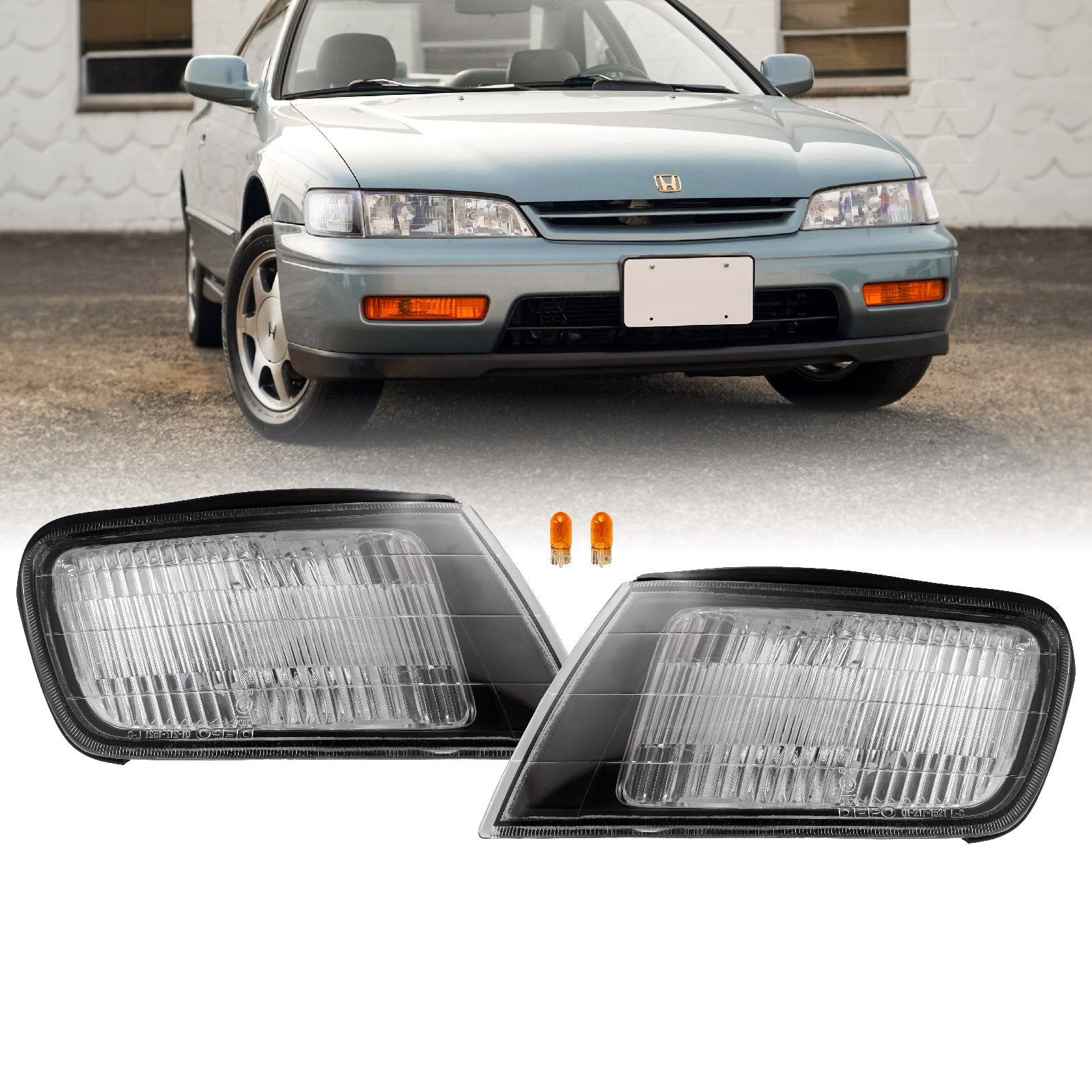 1994-1997 Honda Accord JDM SPEC Clear Lens Front Corner Signal