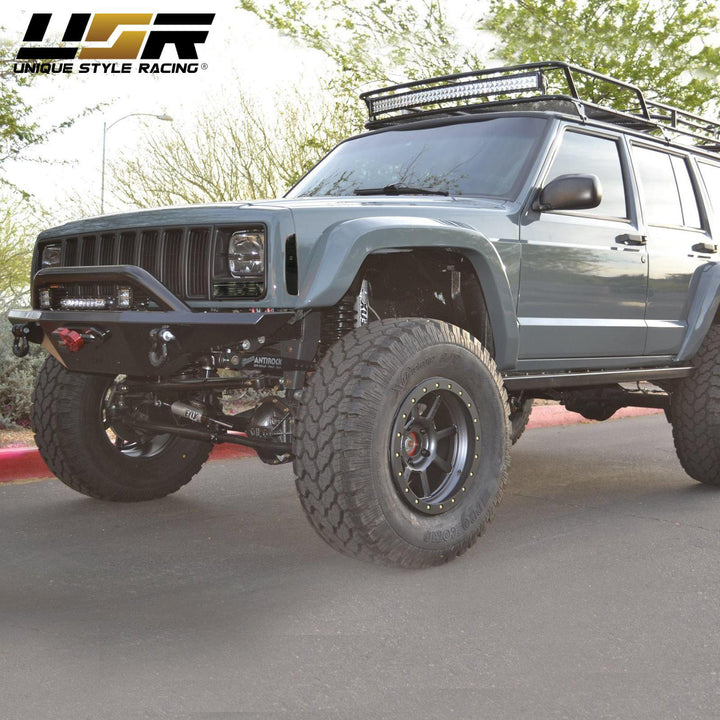 1997 - 2001 Jeep Cherokee XJ Clear or Smoke Front Corner Side Marker Lights + Bumper Signal Lights