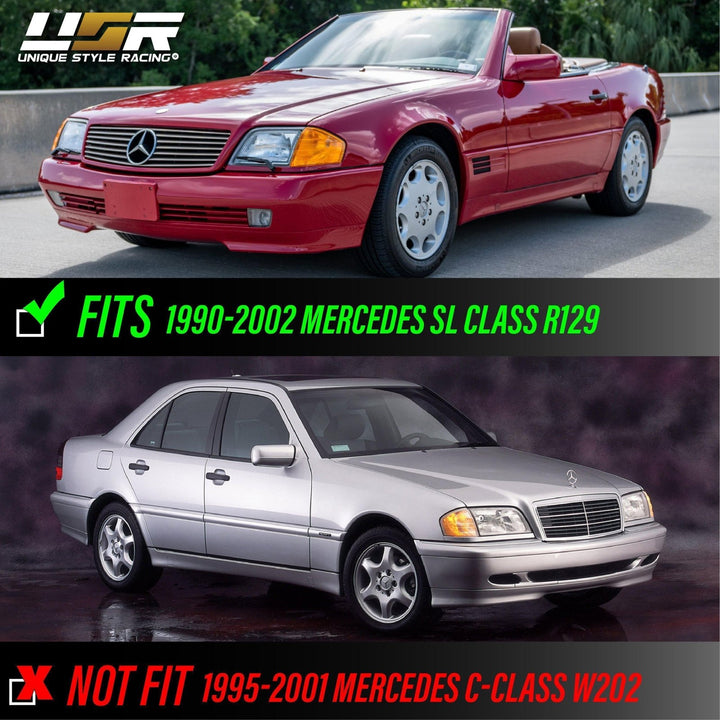 1990 - 2002 Mercedes SL Class R129 Amber Clear Corner Lights