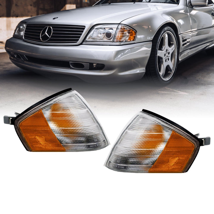 1990 - 2002 Mercedes SL Class R129 Amber Clear Corner Lights