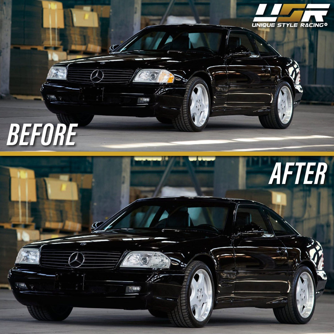 1990 - 2002 Mercedes Benz SL Class R129 Crystal Clear Lens Corner Lights