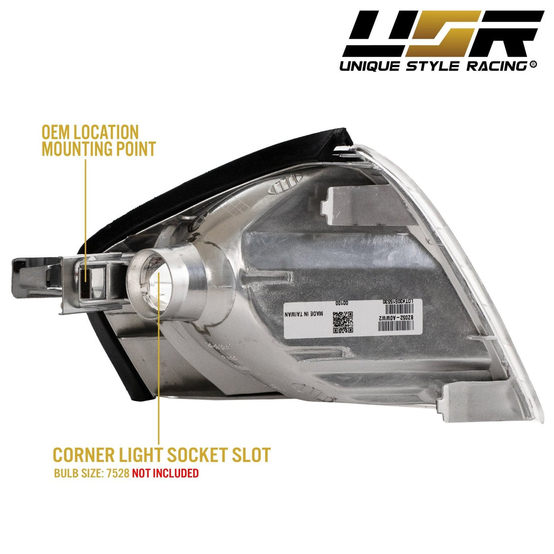 1990 - 2002 Mercedes Benz SL Class R129 Crystal Clear Lens Corner Lights