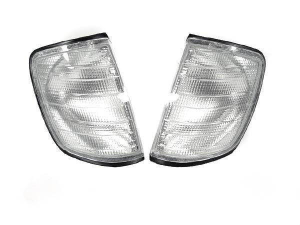 1986-1995 Mercedes E Class W124 Euro Clear or Smoke Corner Turn Signal Lights
#lens-color_clear-lens