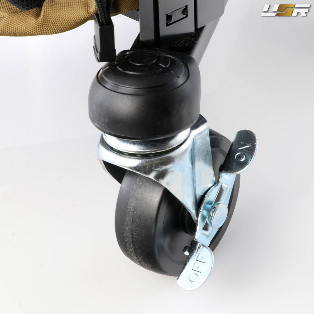 Heavy - Duty Rolling Tool Box Creeper Seat Workbench