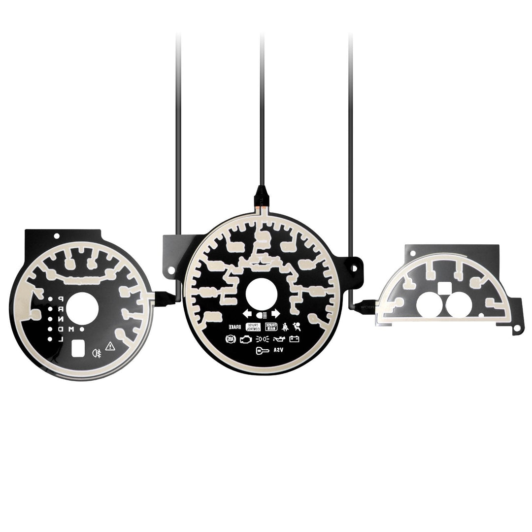 2004 - 2006 Acura TL Type S Style Silver/Black Gauge Face Blue/White Glow Gauge